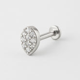 Nose Pin-03 (Silver) Titanium G23